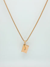 Custom Message Love Letter Necklace - Rose Gold