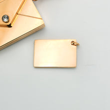Custom Message Love Letter Necklace - Rose Gold