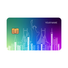 Customizable debit or credit card - Zodiac sign - City USA
