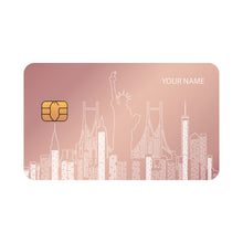 Customizable debit or credit card - Zodiac sign - City USA
