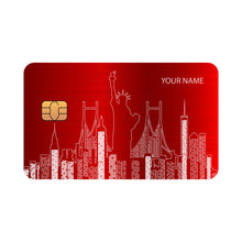 Customizable debit or credit card - Zodiac sign - City USA