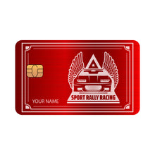 Customizable debit or credit card - Sport Rally Racing