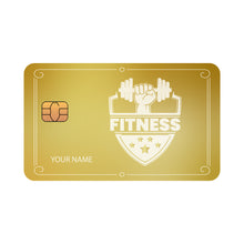 Customizable debit or credit card - Fitness