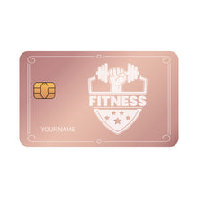 Customizable debit or credit card - Fitness