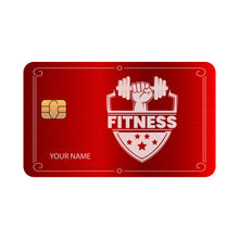Customizable debit or credit card - Fitness