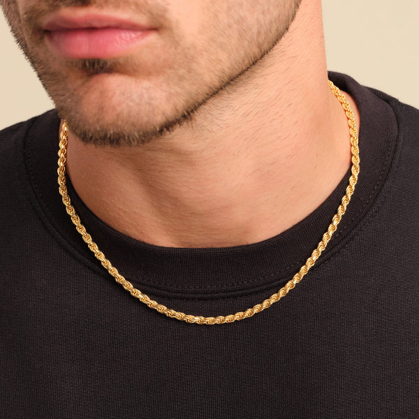 Rope Chain - Gold (5mm)