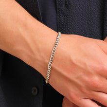 Cuban Bracelet - White Gold (5mm)