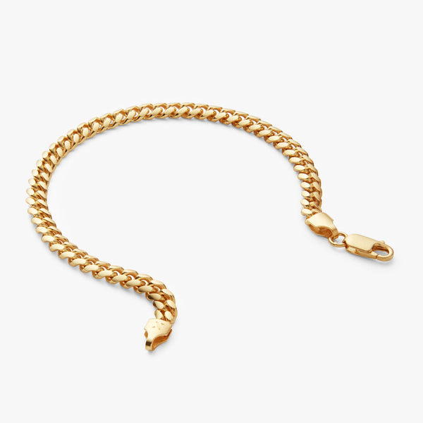 Cuban Bracelet - Gold (3mm)