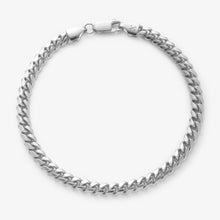 Cuban Bracelet - White Gold (5mm)