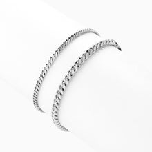 Cuban Bracelet - White Gold (5mm)