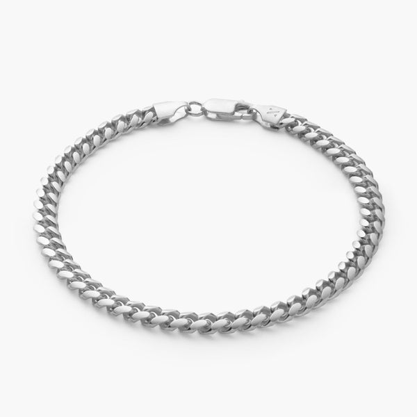 Cuban Bracelet - White Gold (5mm)