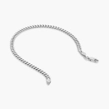 Cuban Bracelet - White Gold (3mm)