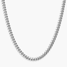 Cuban Chain - White Gold (7mm)