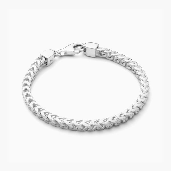 Cuban Bracelet - White Gold (3mm)