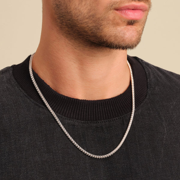 Franco Chain - White Gold (3mm)