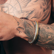 Minimal Snake Bracelet - White Gold  (2mm)