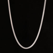Herringbone Chain - White Gold (5mm)