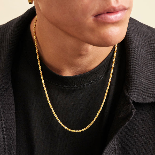 Minimal Rope Chain - Gold  (2mm)