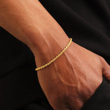 Minimal Rope Bracelet - Gold (3mm)