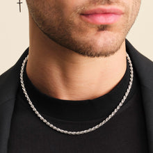 Rope Chain - White Gold  (5mm)