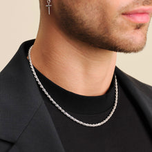 Rope Chain - White Gold  (5mm)