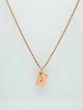 Customizable Love Letter Necklace - Rose Gold