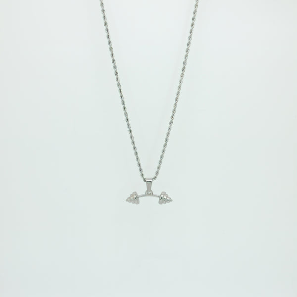 Weight Pendant - White Gold