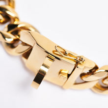 Dog Chains - Gold Cuban Leash 20mm - Gold