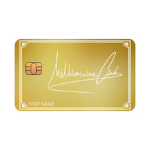 Customizable debit or credit card - Millonaires Club