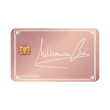 Customizable debit or credit card - Millonaires Club