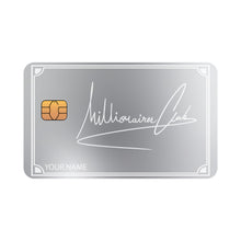 Customizable debit or credit card - Millonaires Club