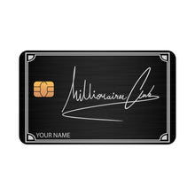 Customizable debit or credit card - Millonaires Club