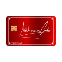 Customizable debit or credit card - Millonaires Club