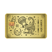 Customizable debit or credit card - Zodiac sign - Aquarius