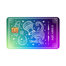 Customizable debit or credit card - Zodiac sign - Aquarius