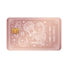 Customizable debit or credit card - Zodiac sign - Aquarius