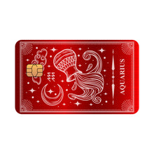 Customizable debit or credit card - Zodiac sign - Aquarius