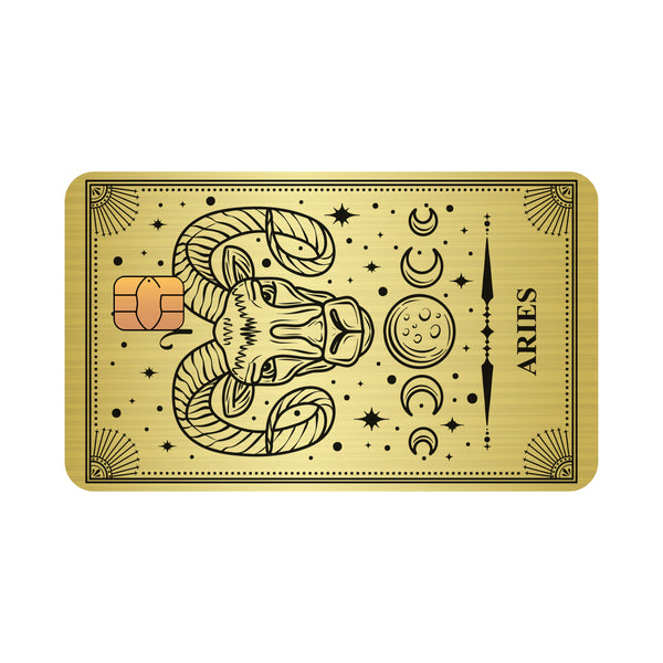 Customizable debit or credit card - Zodiac sign - Aries