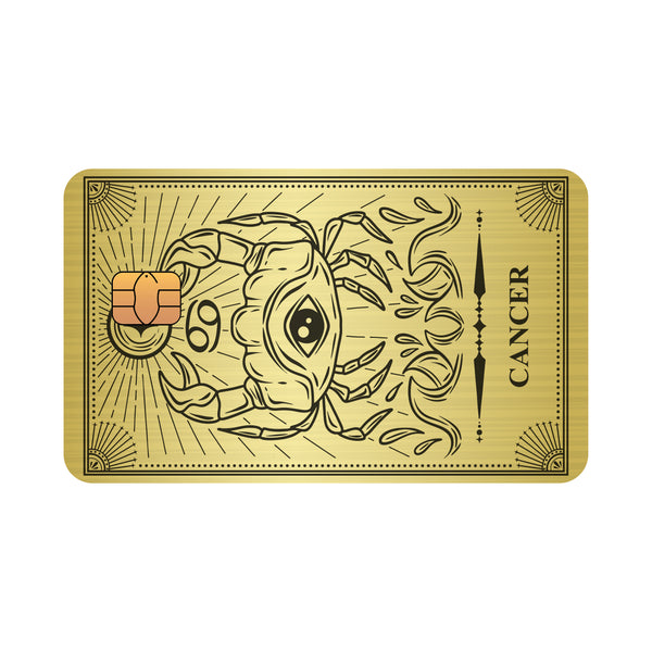 Customizable debit or credit card - Zodiac sign - Cancer