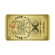 Customizable debit or credit card - Zodiac sign - Scorpio