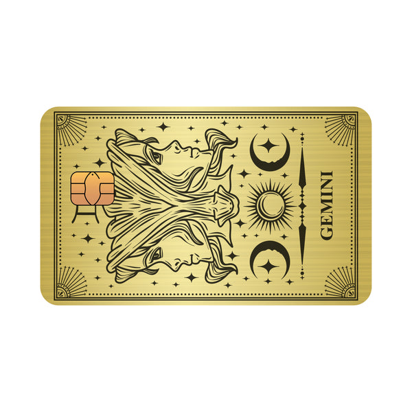 Customizable debit or credit card - Zodiac sign - Gemini