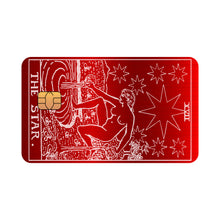 Customizable debit or credit card - Zodiac sign - The Star