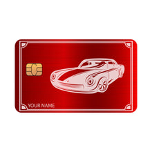 Customizable debit or credit card - Zodiac sign - Car