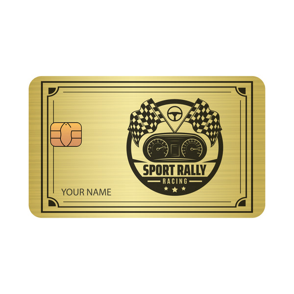 Customizable debit or credit card - Sport Rally Racing World