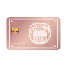 Customizable debit or credit card - Sport Rally Racing World