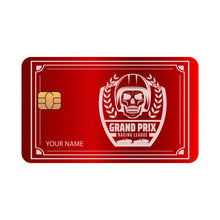 Customizable debit or credit card - Grand Prix Racing League