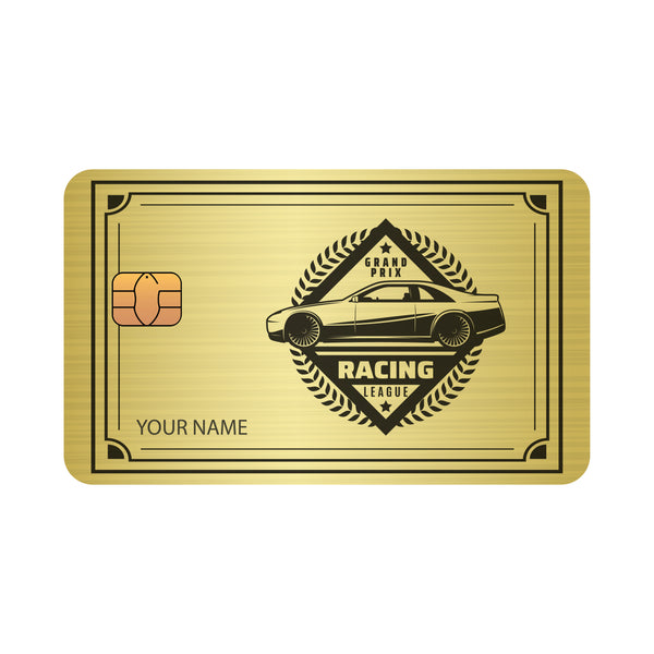 Customizable debit or credit card - Grand Prix Racing League Wolrd