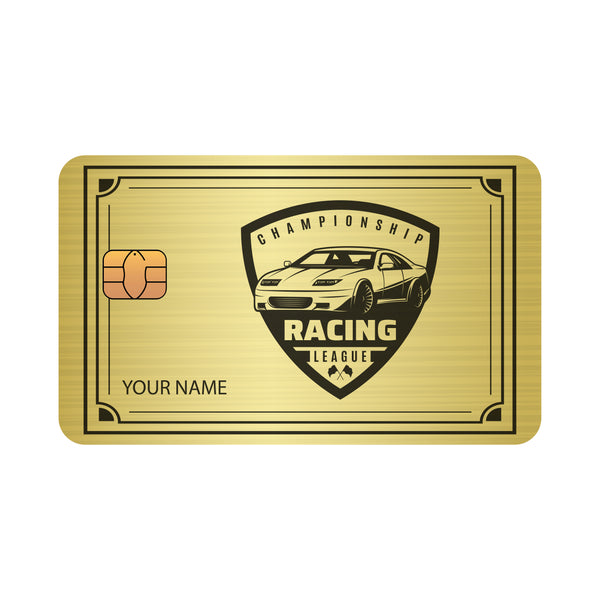 Customizable debit or credit card - Championship Racing League