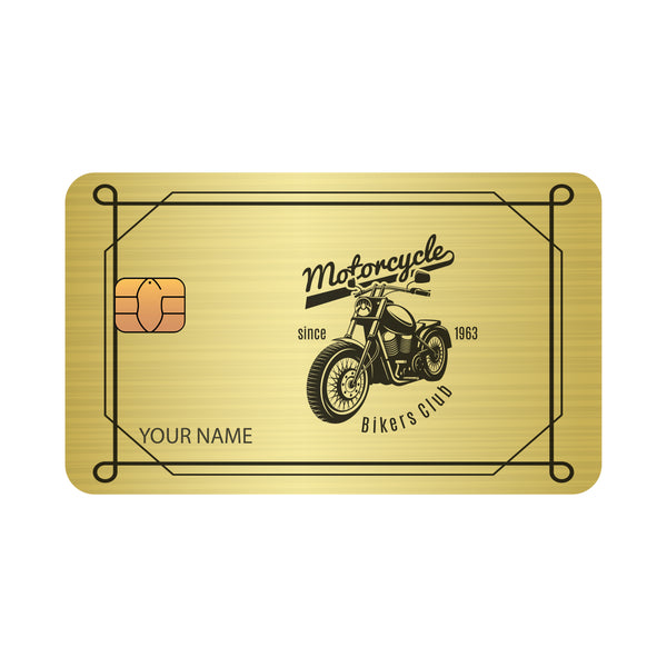 Customizable debit or credit card - Motorcycle Bikers