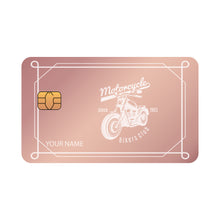 Customizable debit or credit card - Motorcycle Bikers